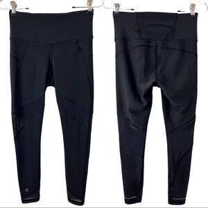 Athleta Stealth Mesh 7/8 Black Tights